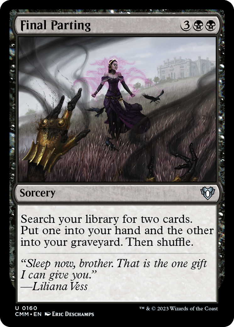 Final Parting (160) Foil - Commander Masters