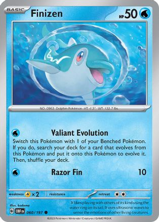 Finizen (60) Reverse Holofoil - Obsidian Flames
