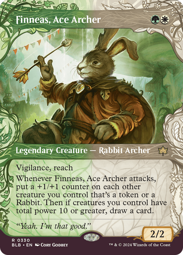 Finneas, Ace Archer (Showcase) (330) Foil - Bloomburrow