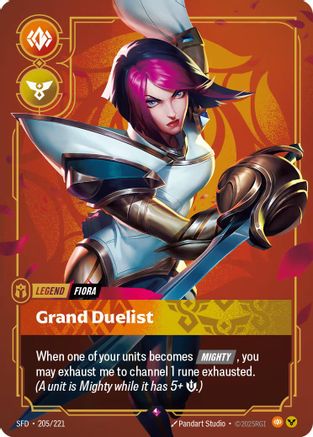Fiora – Grand Duelist (205) Foil - Spiritforged