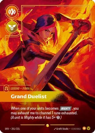 Fiora – Grand Duelist (Overnumbered) (251) Foil - Spiritforged