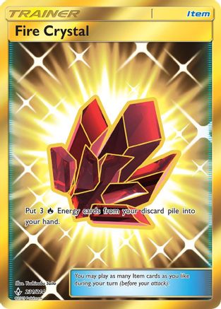 Fire Crystal (Gold) (231) Holofoil - Unbroken Bonds