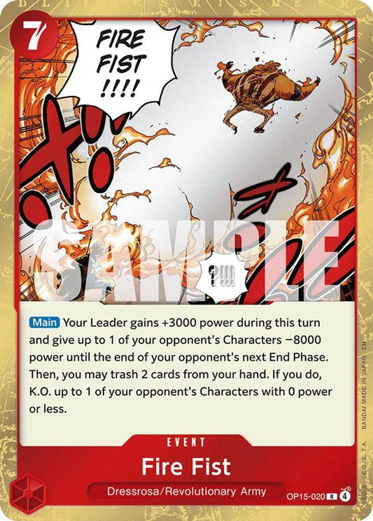 Fire Fist (OP15-020) Foil