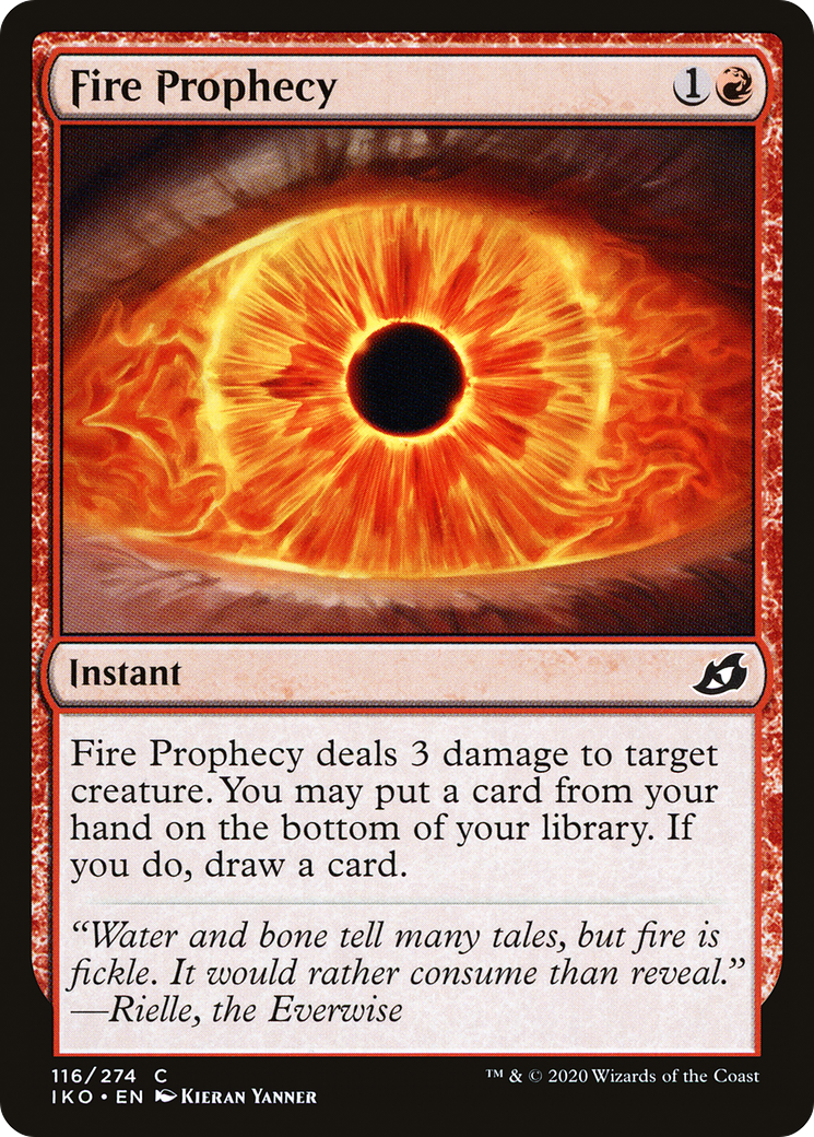 Fire Prophecy (116) - Ikoria: Lair of Behemoths Foil
