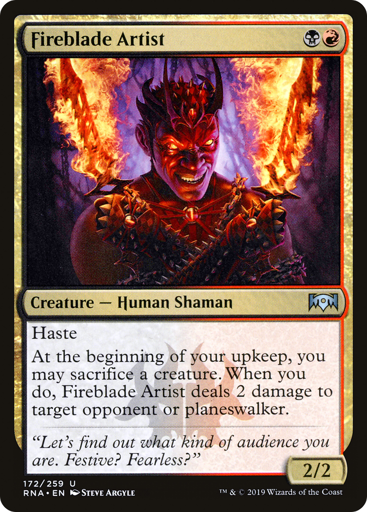 Fireblade Artist (172) - Ravnica Allegiance Foil