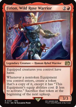 Firion, Wild Rose Warrior (137) Foil - FINAL FANTASY