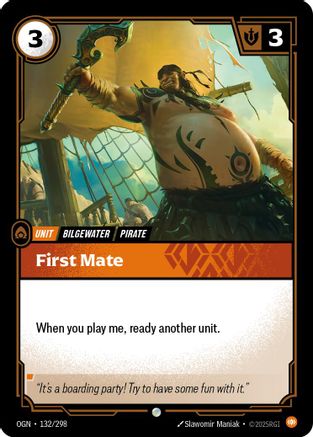 First Mate (132) - Origins