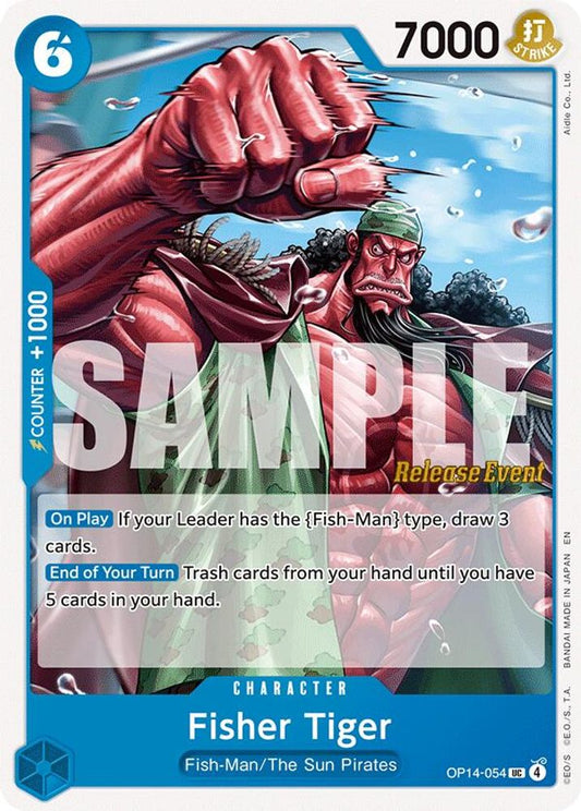 Fisher Tiger (OP14-054) Release Event Cards