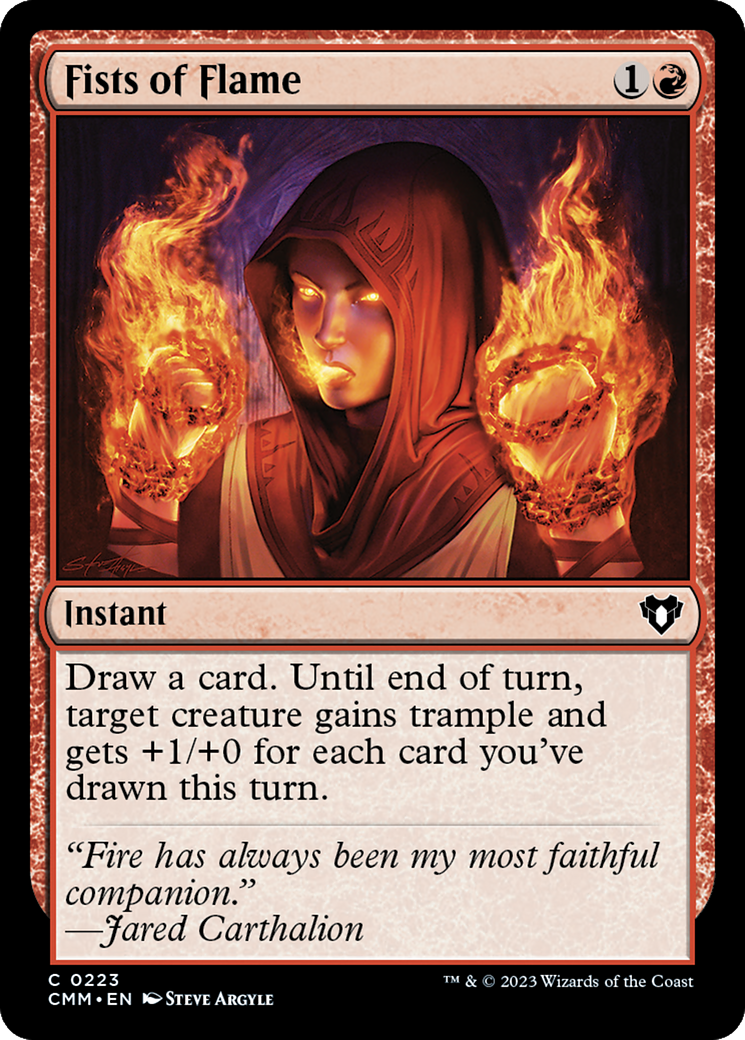 Fists of Flame (223) - Commander Masters