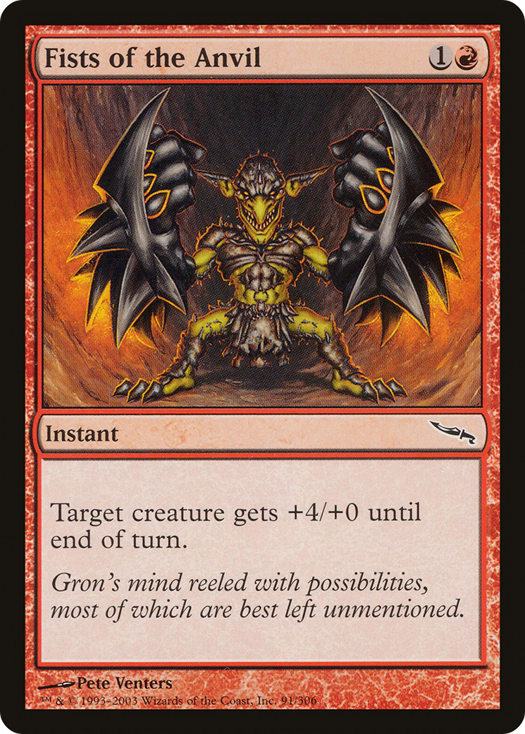 Fists of the Anvil (091) Foil - Mirrodin