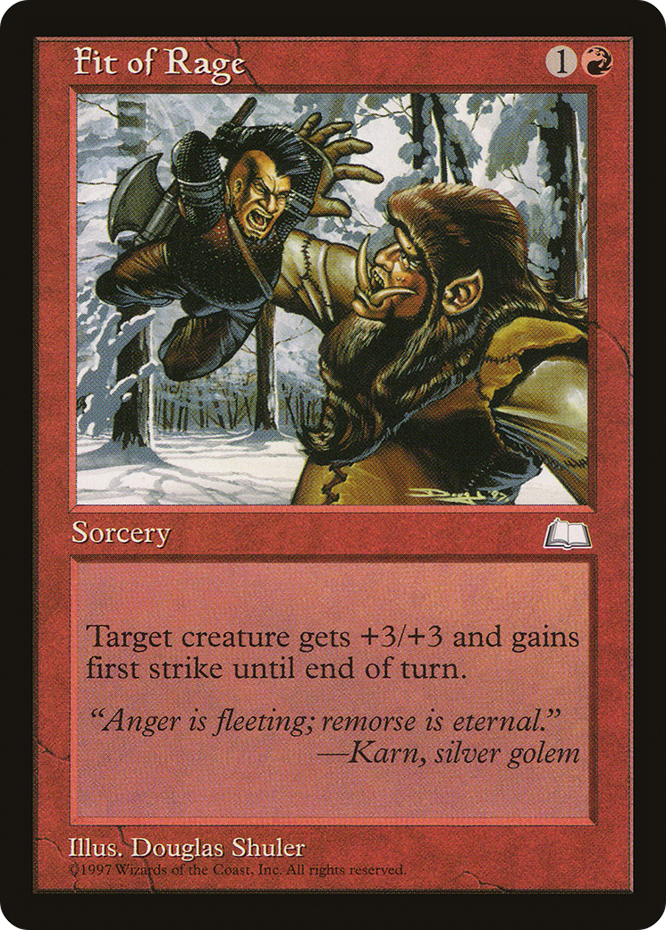 Fit of Rage - Weatherlight
