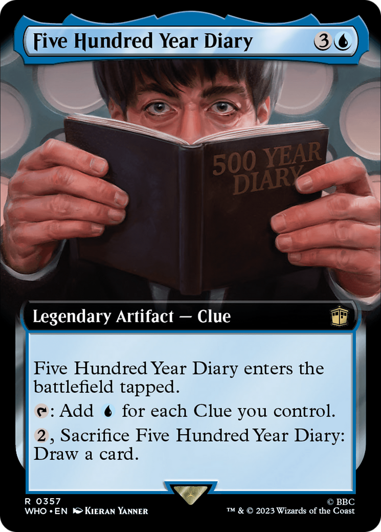 Five Hundred Year Diary (Extended Art) (357) Foil - Doctor Who