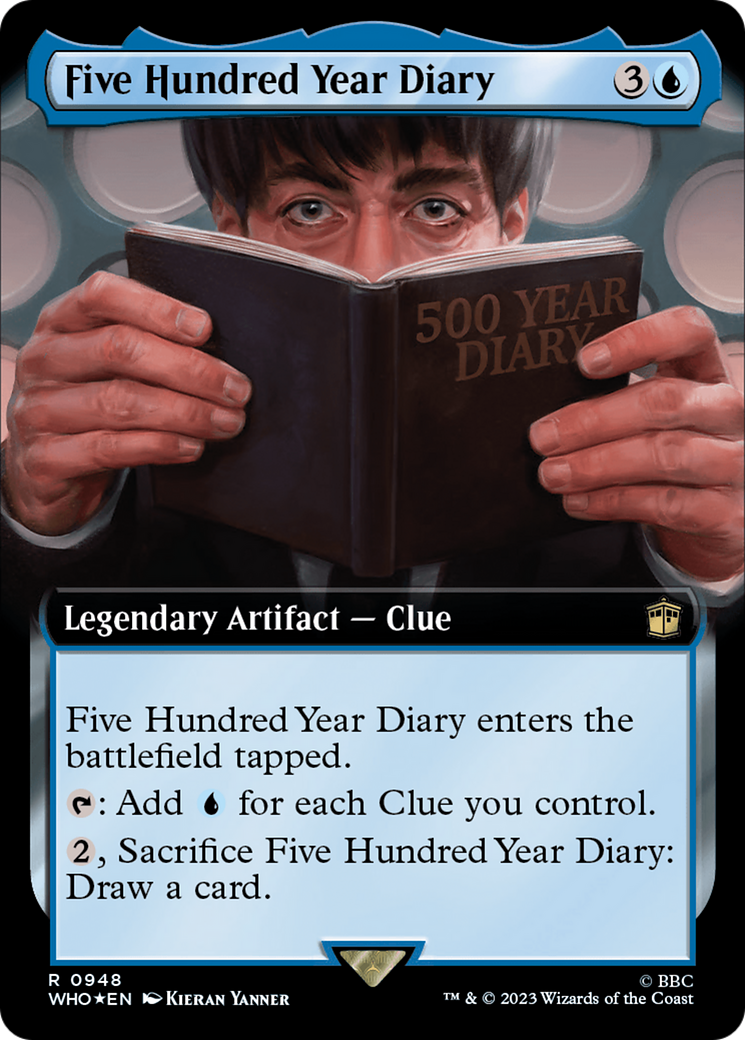 Five Hundred Year Diary (Extended Art) (948) Surge Foil - Doctor Who