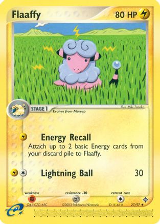 Flaaffy (27) Reverse Holofoil - Dragon