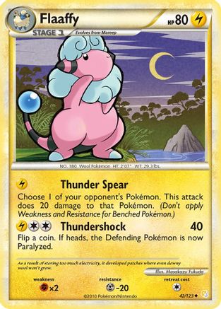 Flaaffy (42) Reverse Holofoil - HeartGold & SoulSilver