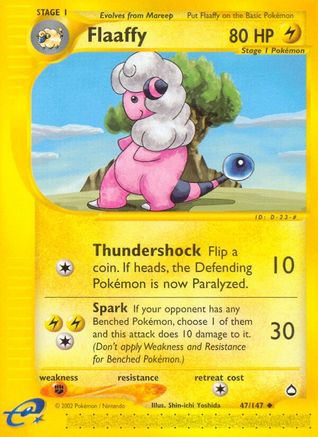 Flaaffy (47) Reverse Holofoil - Aquapolis