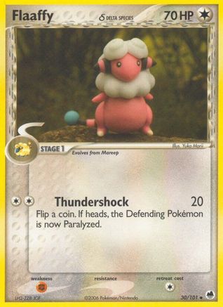 Flaaffy (Delta Species) (30) Reverse Holofoil - Dragon Frontiers
