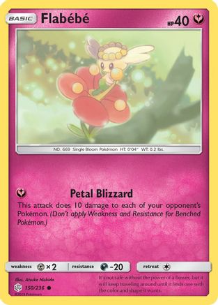 Flabebe (150) Reverse Holofoil - Cosmic Eclipse
