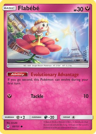 Flabebe (83) Reverse Holofoil - Forbidden Light