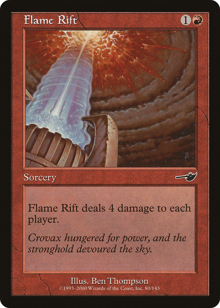 Flame Rift (080) Foil - Nemesis
