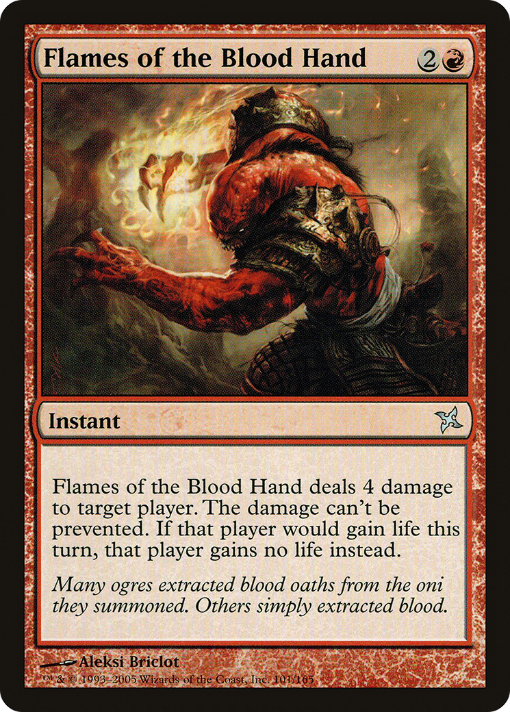 Flames of the Blood Hand (101) - Betrayers of Kamigawa