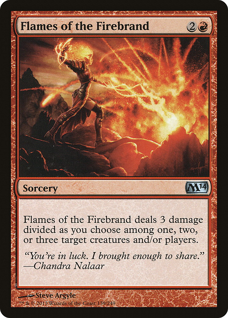 Flames of the Firebrand (139) Foil - Magic 2014