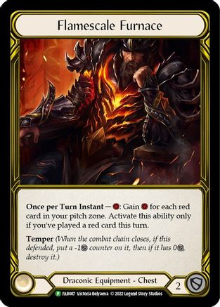 Flamescale Furnace (Golden) (FAB087) Cold Foil - Flesh and Blood: Promo Cards