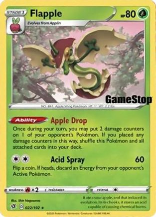 Flapple (Gamestop Exclusive) (22) Holofoil - Miscellaneous Cards & Products