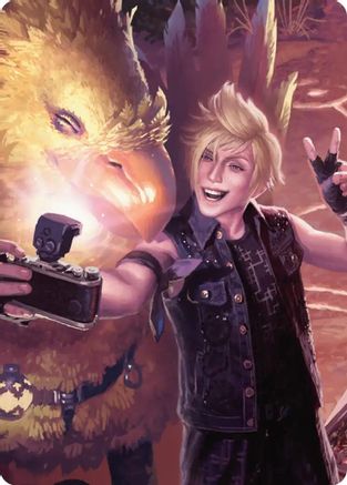 Flash Photography Scene (022s) Gold-Stamped - Art Series: FINAL FANTASY