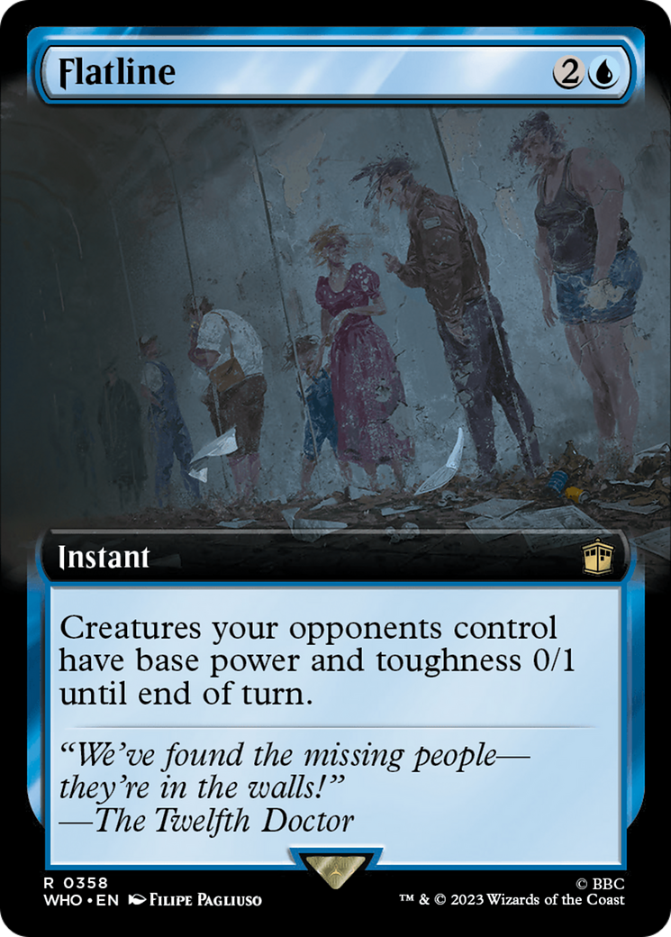 Flatline (Extended Art) (358) Foil - Doctor Who