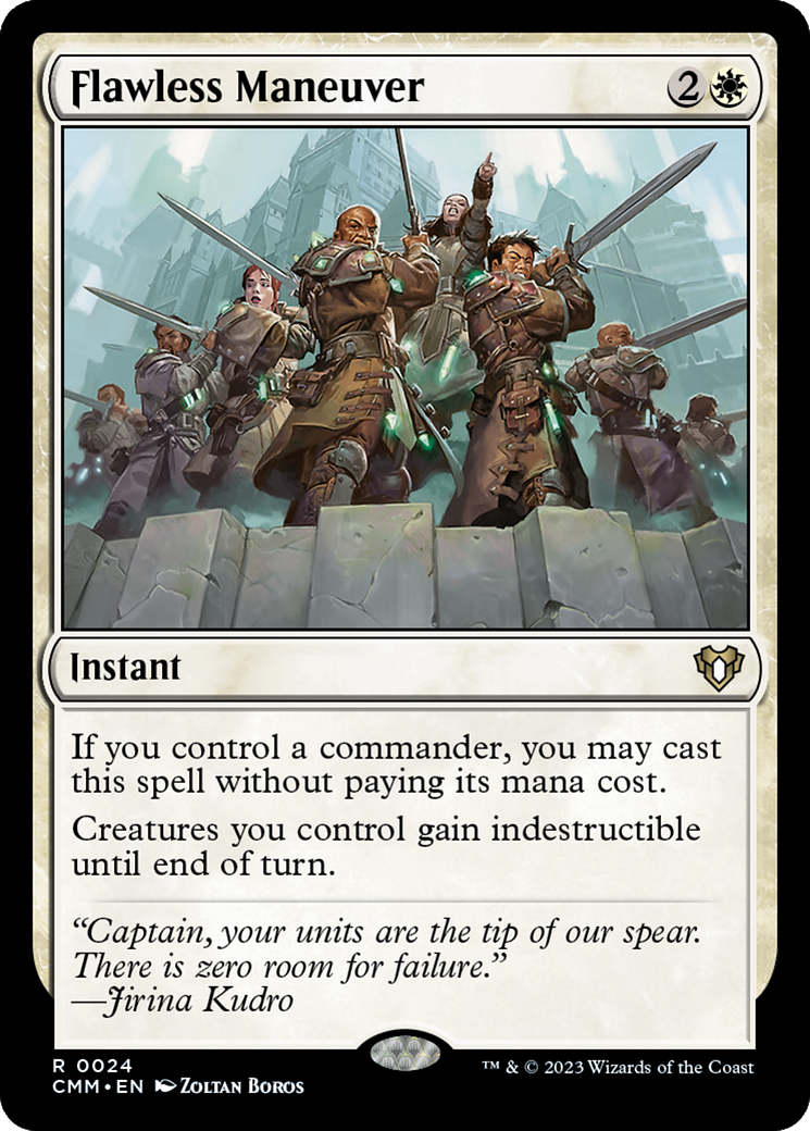 Flawless Maneuver (024) Foil - Commander Masters