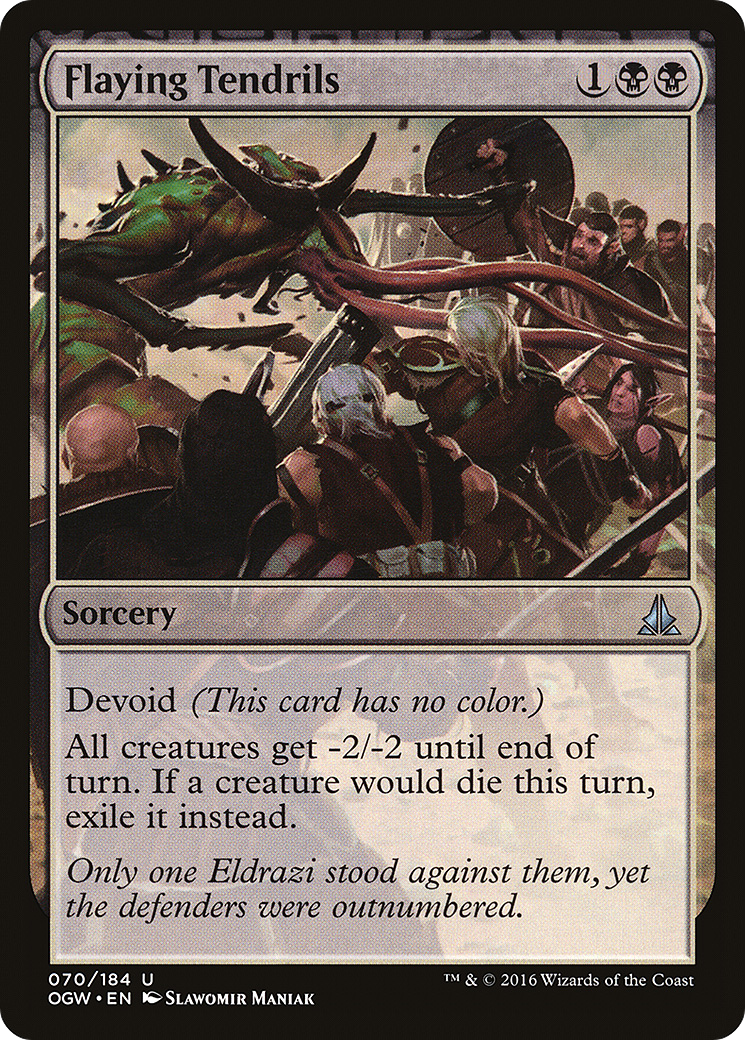 Flaying Tendrils (070) Foil - Oath of the Gatewatch
