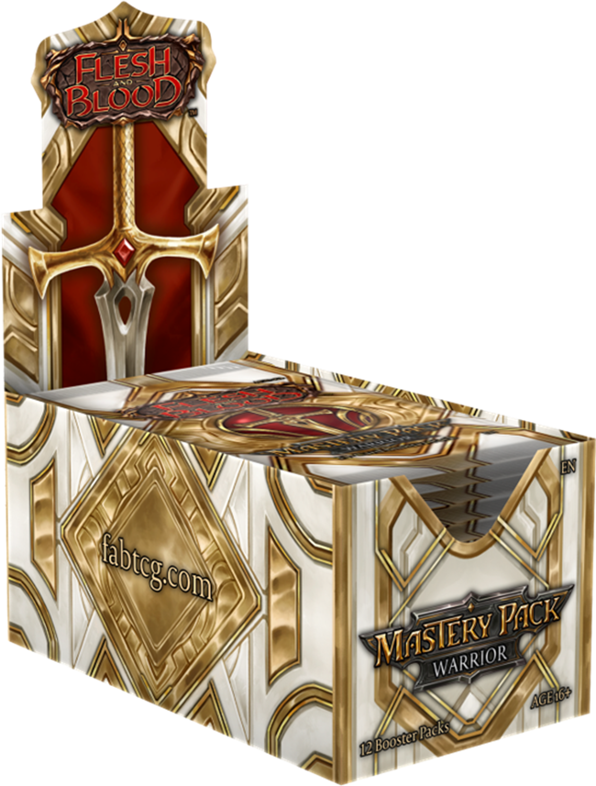 Flesh and Blood: Mastery Pack Warrior - Booster Display