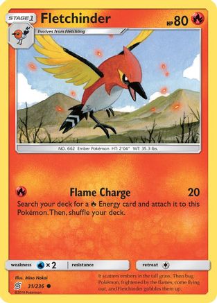 Fletchinder (31) Reverse Holofoil - Unified Minds