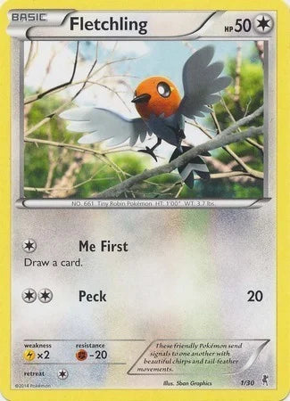 Fletchling (1) - Trainer Kit: Bisharp & Wigglytuff