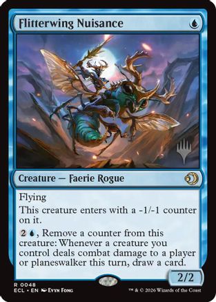 Flitterwing Nuisance (Promo Pack) (048) Foil - Lorwyn Eclipsed