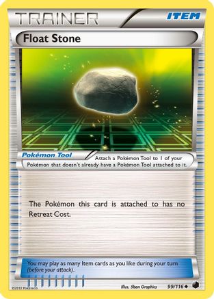 Float Stone (99) Reverse Holofoil - Plasma Freeze