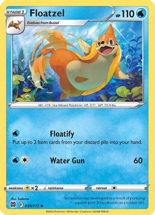 Floatzel (39) - Brilliant Stars