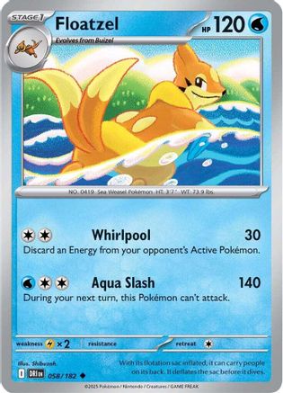 Floatzel (58) - Destined Rivals