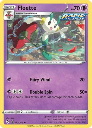 Floette (72) Reverse Holofoil - Evolving Skies
