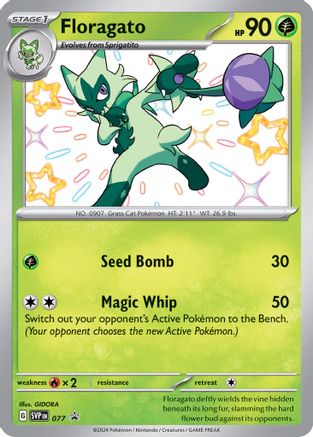 Floragato (77) Holofoil - Black Star Promos