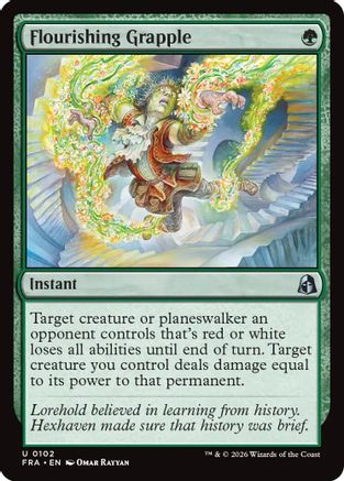 Flourishing Grapple (102) Foil - Reality Fracture