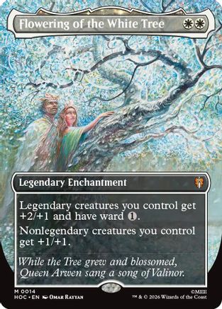Flowering of the White Tree (Borderless) (014) Foil - The Hobbit: Eternal-Legal