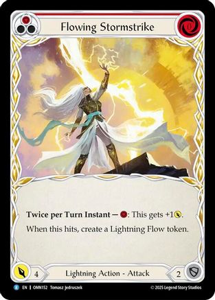 Flowing Stormstrike (OMN152) Rainbow Foil - Omens of the Third Age