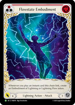 Flowstate Embodiment (FAB476) Cold Foil - Flesh and Blood: Promo Cards
