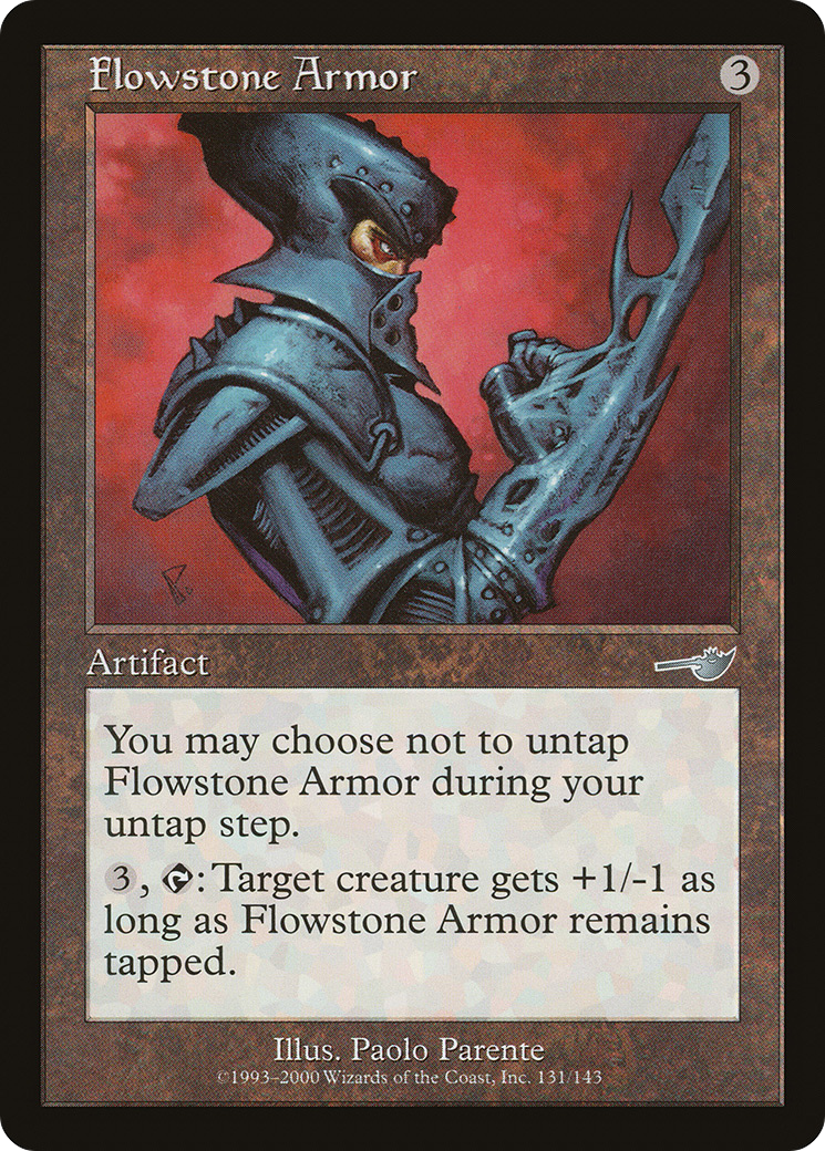 Flowstone Armor (131) Foil - Nemesis