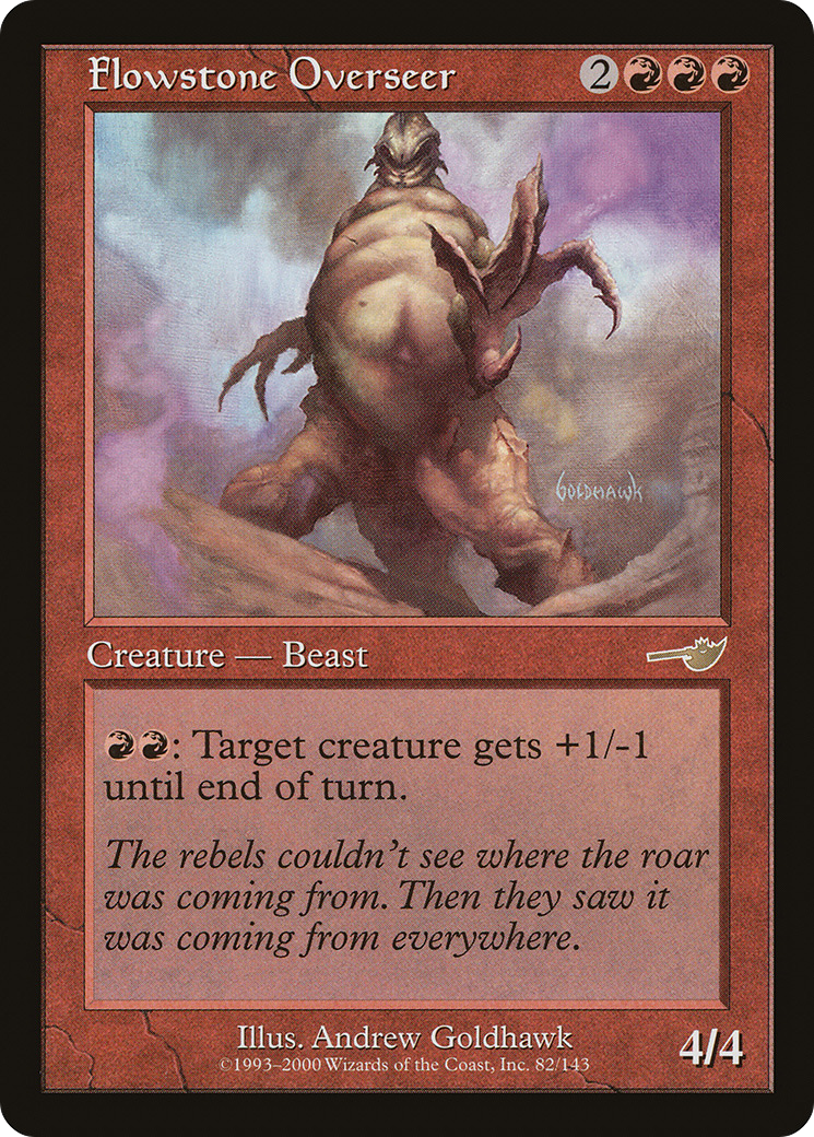 Flowstone Overseer (082) Foil - Nemesis