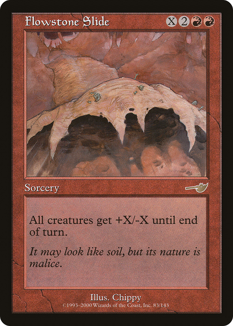 Flowstone Slide (083) Foil - Nemesis