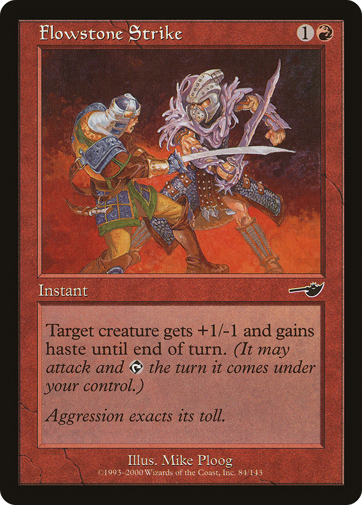 Flowstone Strike (084) Foil - Nemesis