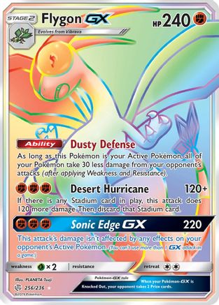 Flygon GX (256) Holofoil - Cosmic Eclipse